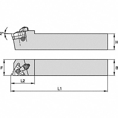 Thread Turning Toolholder LSASR163