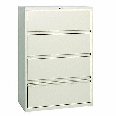 Lateral File Cabinet Putty 36in W Steel