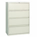 Lateral File Cabinet Putty 36in W Steel
