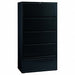 Lateral File Cabinet Blk 68 5/8 H Steel