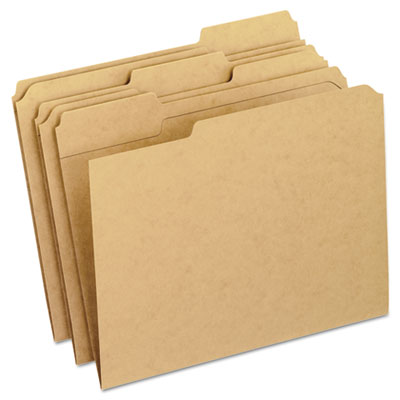 FOLDER,KRAFT,LTR,1/3 CUT