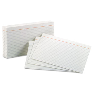 CARD,INDEX,RULED,5X8,WHT