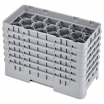 Half Size Glass Rack 19.75 L Gray