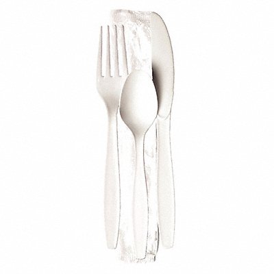 Teaspoon Kit Knife/Fork Hvy Wht PK250