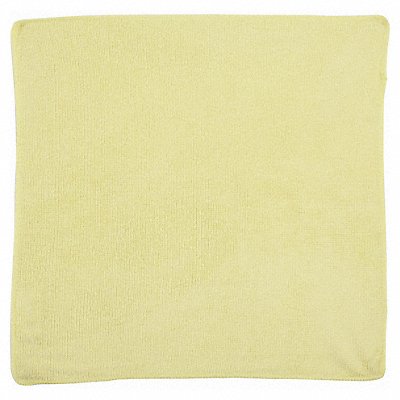 Microfiber Cloth 16 x 16 Yellow PK24