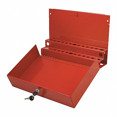 Locking ScrewDriver/Pry Bar Holder L Red