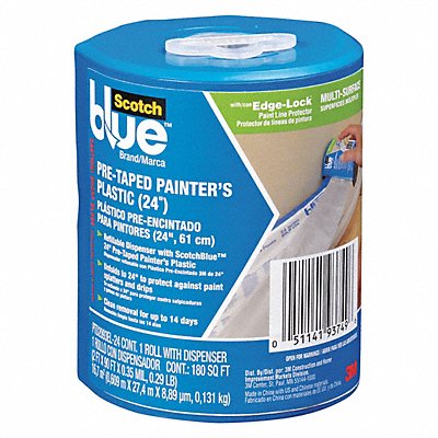 Painter Plastic PreTape 24 x 30 yd. PK6