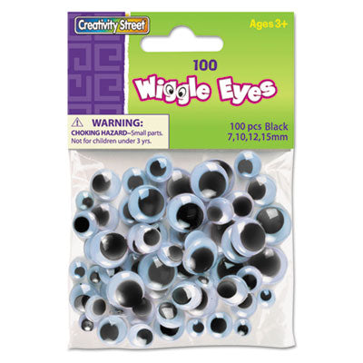 EYES,WIGGLE,100/PK,BK