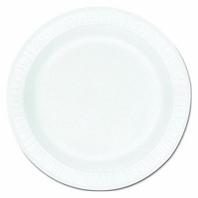 Disposable Foam Plate 9 in White PK500