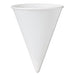 CUP,PPR,CONE,4.25OZ,WH