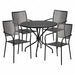 Black Patio Table Set 35.25RD