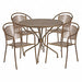 Gold Patio Table Set 35.25RD