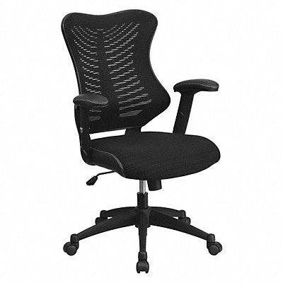 Black High Back Exec Msh Chair