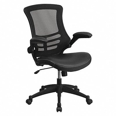 Black Mid-Back Task Lea Chair