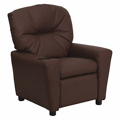 Brown Leather Kids Recliner