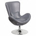 Gray Leather Egg Series Chair