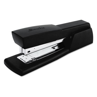 STAPLER,DSK,FL STP,BK