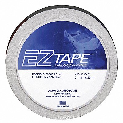 Aluminum Tape 2 in W 75 ft L Silver