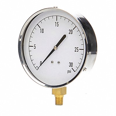 G3995 Pressure Gauge Mechanical Cont 4-1/2 In