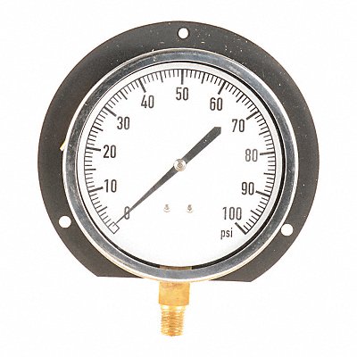 G3996 Pressure Gauge Mechanical Cont 4-1/2 In