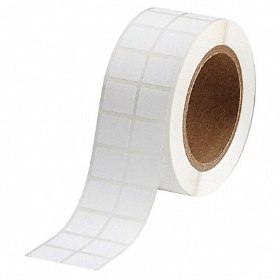 Label White Blank Polypropylene