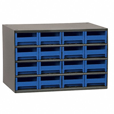 G2391 Bin Cab 16BlueDrwr Gray 11 H BlueDrwr