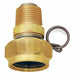 Swivel Hose Adapt Brass 1/2 MNPT 2 In L