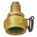 Swivel Hose Adapter Brass 3/4 x 3/8 