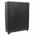 Shelving Cabinet 78 H 48 W Black