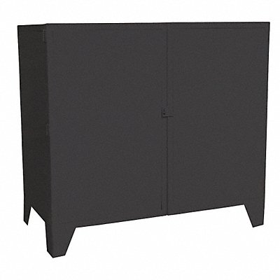 Shelving Cabinet 54 H 48 W Black