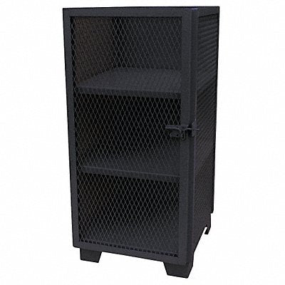 Shelving Cabinet 66 H 30 W Black