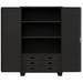 Combo Drawer Cabinet 78 H 36 W Black