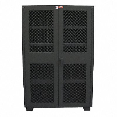 Shelving Cabinet 78 H 48 W Black