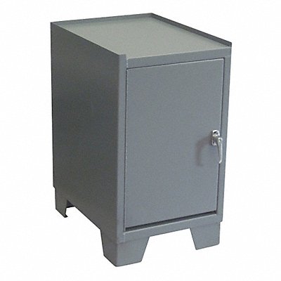 Shelving Cabinet 33 H 18 W Gray