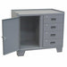 Combo Drawer Cabinet 33 H 36 W Gray