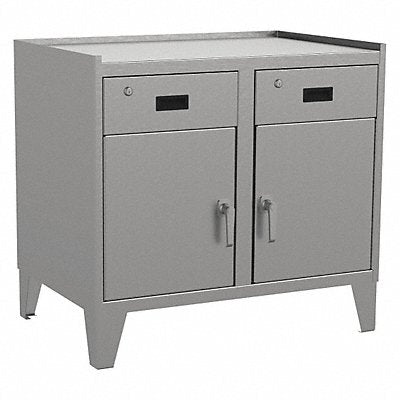 Combo Drawer Cabinet 34 H 36 W Gray