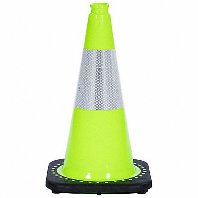 Traffic Cone 3 lb Lime Cone Color