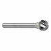 Ball Bur SD Single End 1/4 Carbide