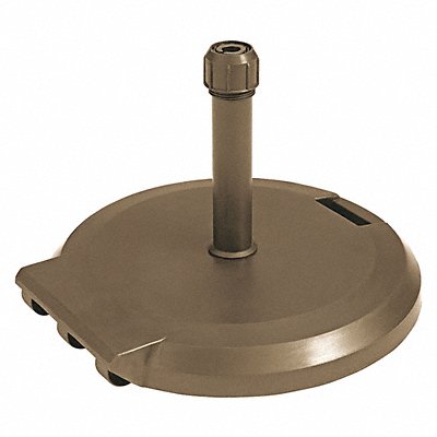 Umbrella Base W/ Wheels Bronze Mist 84Lb