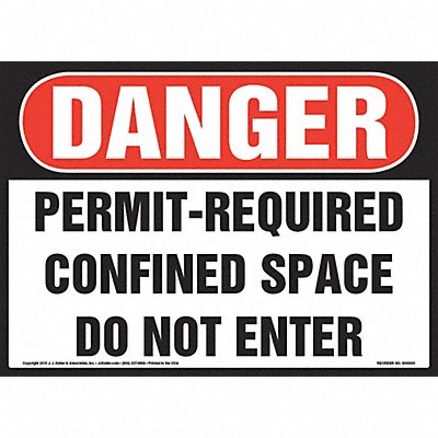 Permit-Required Confined Space 10 x 7 