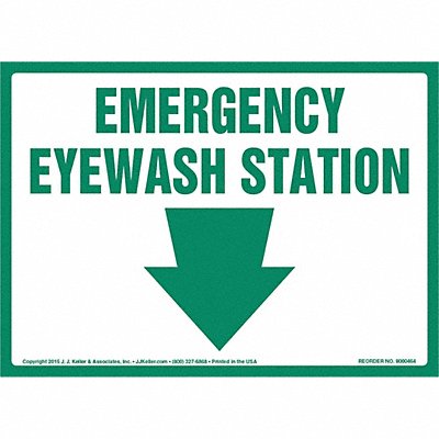 Emergency Eyewash Station Sign
