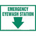 Emergency Eyewash Station Sign