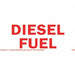 Hazmat Sign Diesel Fuel Small