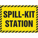 Spill-Kit Station Sign 10 x 7 Plastic