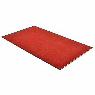 Carpeted Entrance Mat Red/Black 3ftx5ft