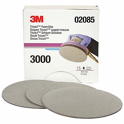 Abrasive Foam Disc 6 P3000 PK60