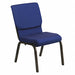 Fabric Church Chair Blue