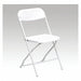 Folding Chair Plastic White