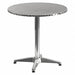 Table Round Aluminum 27.5 