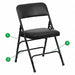 Folding Chair Black Vinyl 30 H